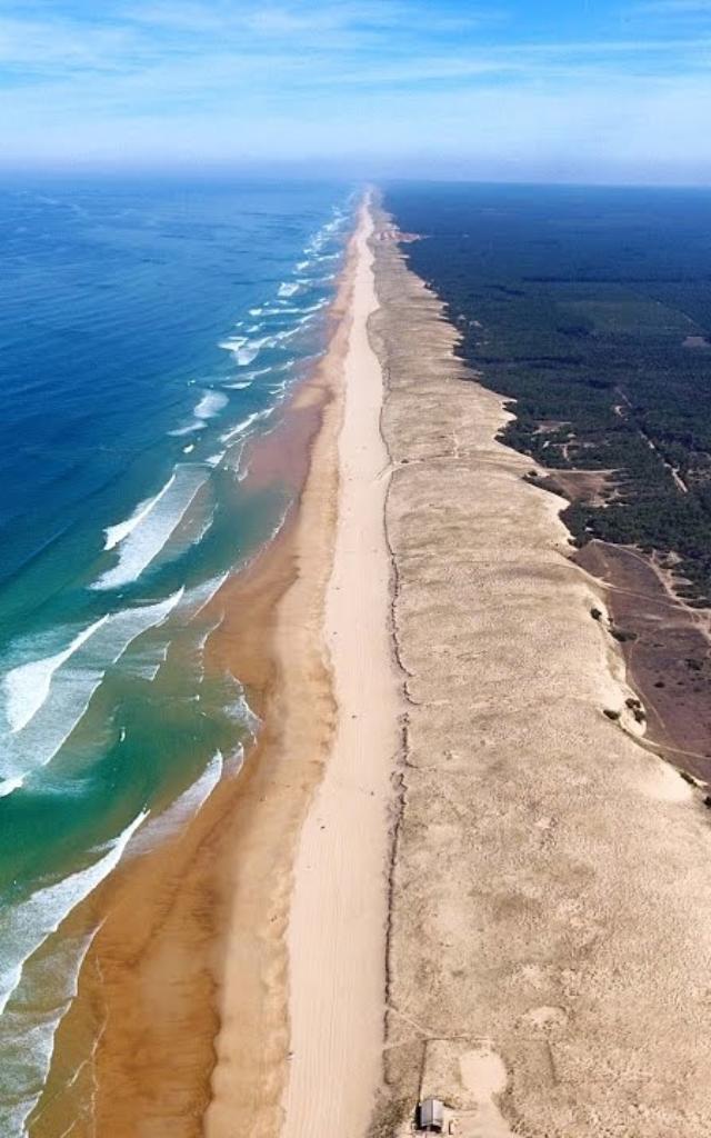 27 kilometres de plages en Côte Landes Nature