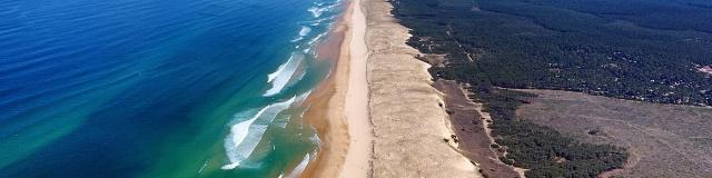 27 kilometres de plages en Côte Landes Nature