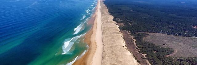 27 kilometres de plages en Côte Landes Nature