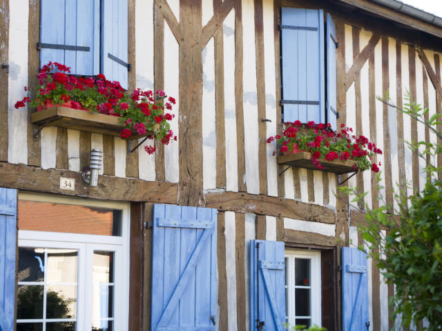 Maison à colombages en Côte Landes Nature