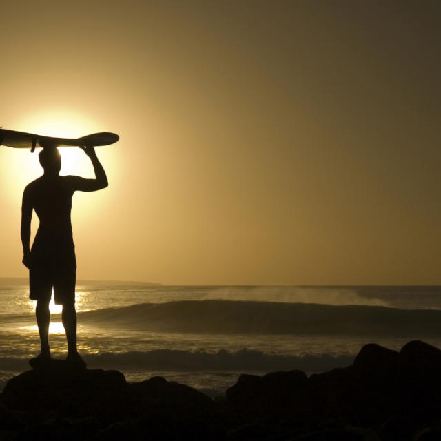 Surfer en Côte Landes Nature