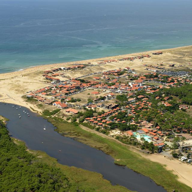 Vue du Courant de Contis | Côte Landes Nature