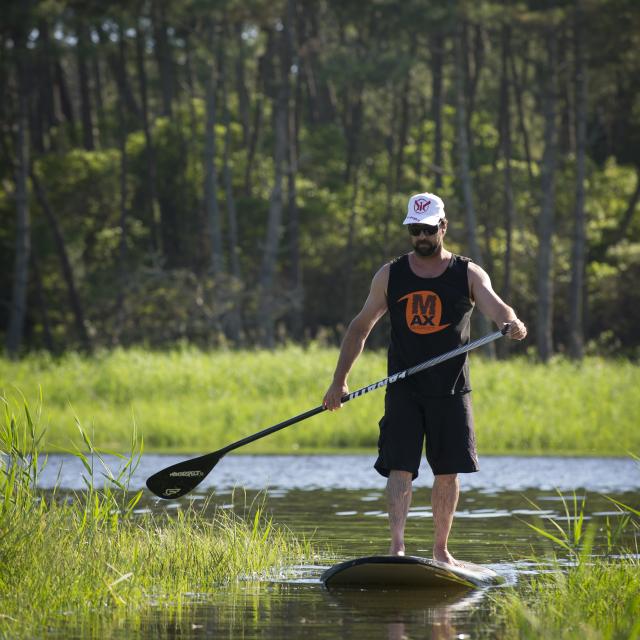 Paddle sur le Courant de Contis | Côte Landes Nature