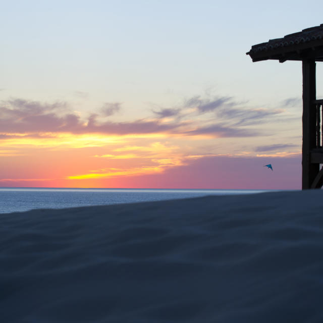 Coucher de soleil à Saint Girons plage | Côte Landes Nature Tourisme