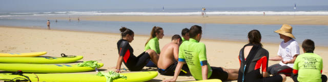 Surf au Cap de l'Homy à Lit et Mixe | Côte Landes Nature