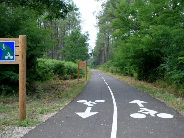 Piste Cyclable entre Taller et Castets