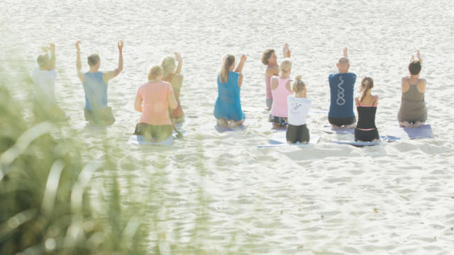 Yoga sur la plage | Côte Landes Nature