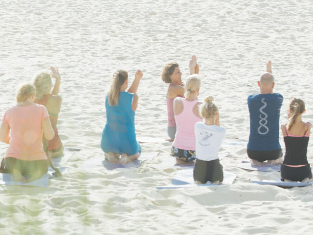 Yoga sur la plage | Côte Landes Nature