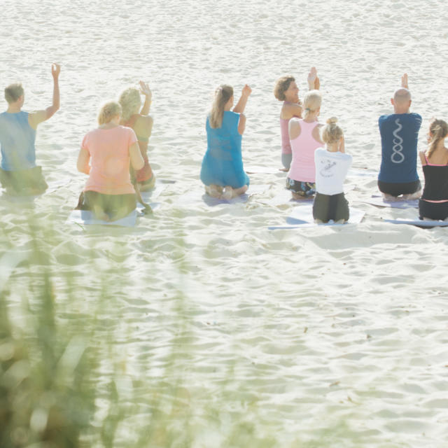 Yoga sur la plage | Côte Landes Nature