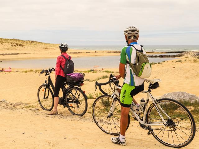 Le courant de Contis vu par les cyclistes | Côte Landes Nature Tourisme