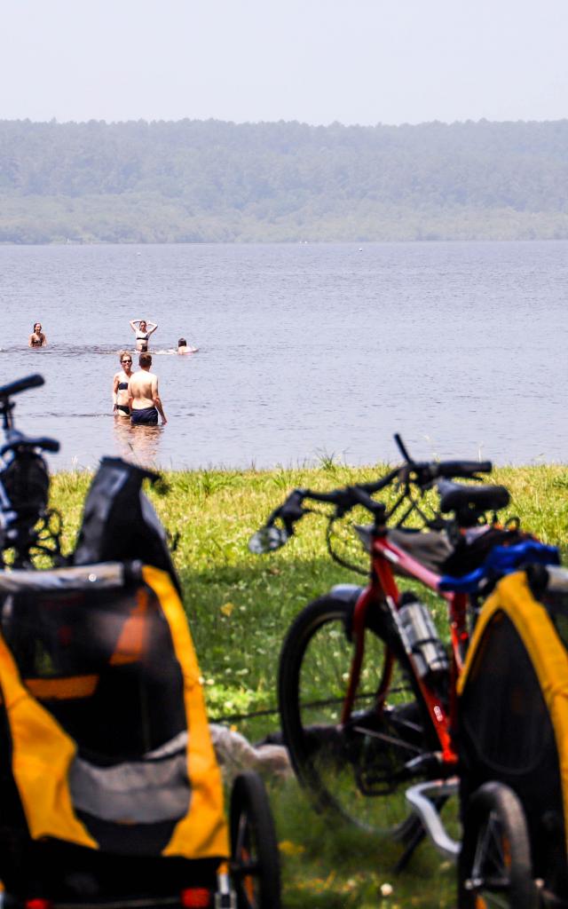 Lac de Léon et Balade en vélo : perfect combo !