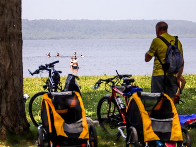 Lac de Léon et Balade en vélo : perfect combo !