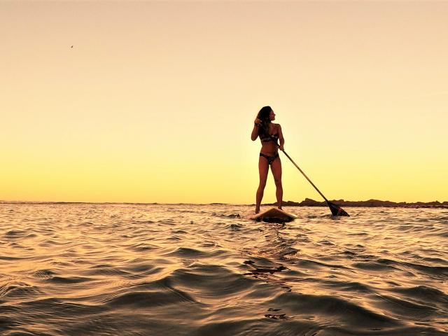 Paddle sur le Lac de Léon