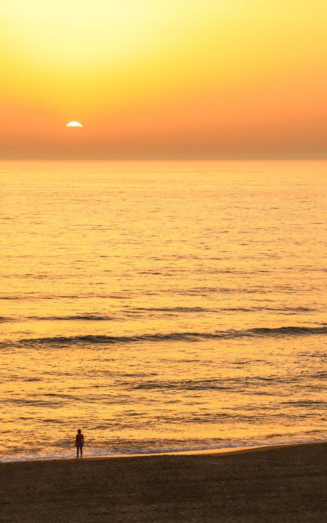 Sunset sur les plages landaises | Côte Landes Nature Tourisme