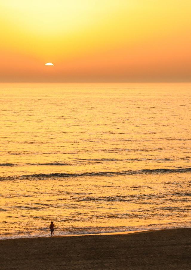 Sunset sur les plages landaises | Côte Landes Nature Tourisme