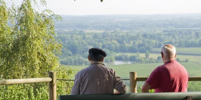 Vue sur l'Adour depuis Mugron