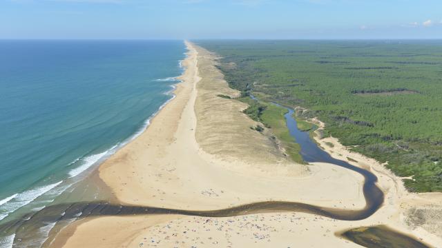 L'embouchure du Courant d'Huchet | Côte Landes Nature Tourisme