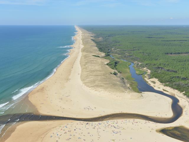 L'embouchure du Courant d'Huchet | Côte Landes Nature Tourisme