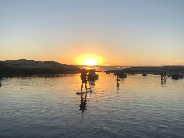 Paddle au Coucher de Soleil | Côte Landes Nature Tourisme